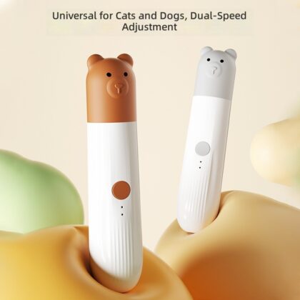 Petdroid Bear Electric Nail Grinder with Light Sand Ring for Dogs