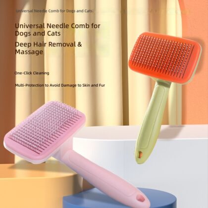 Petlinks Foxy Frenzy One-click Hair Remover Comb for Dogs and Cats