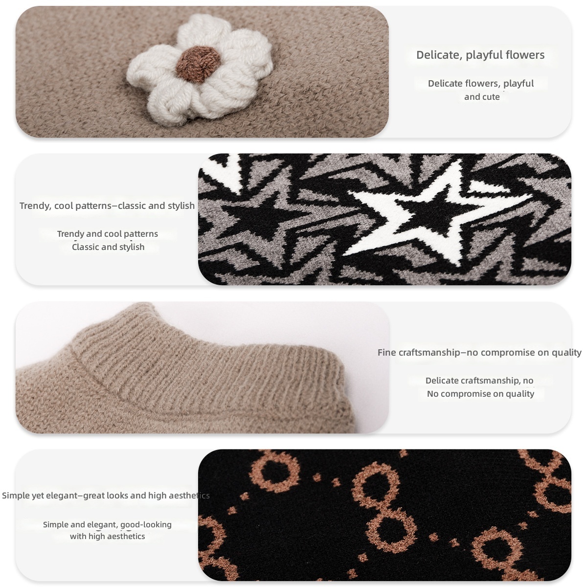 Pet clothes autumn and winter new fashion dog knitted sweater warm two-legged clothes dog clothes in stock generation hair - Image 3