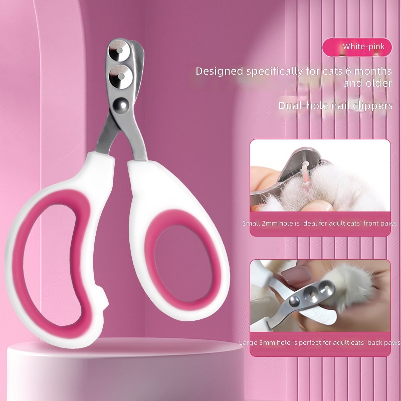 Cheap Cat Accessories Dog Nail Clippers with Round Hole - Image 5
