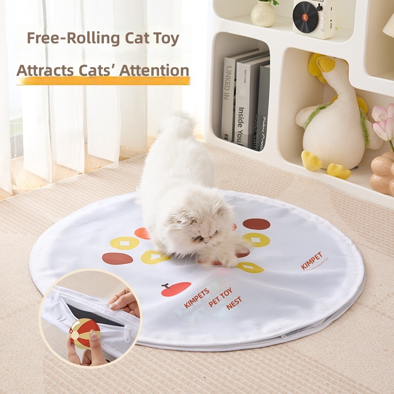 New cat toy hunting cover electric cat ball automatic pet toy self-hi boredom relief artifact cross-border wholesale