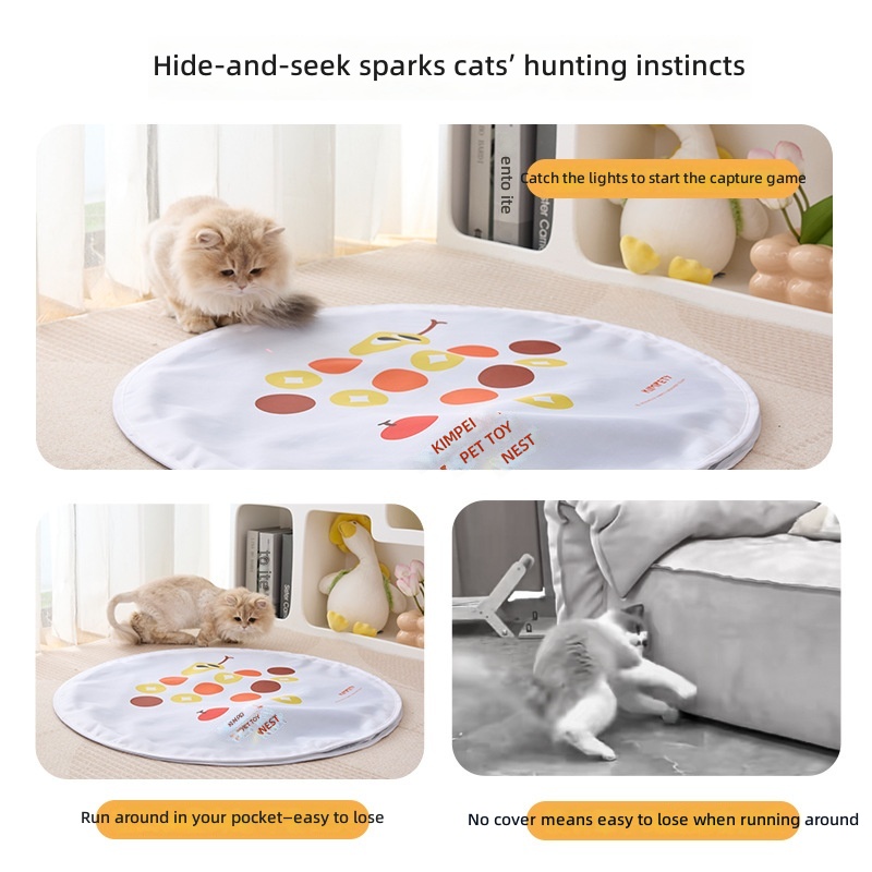 New cat toy hunting cover electric cat ball automatic pet toy self-hi boredom relief artifact cross-border wholesale - Image 3