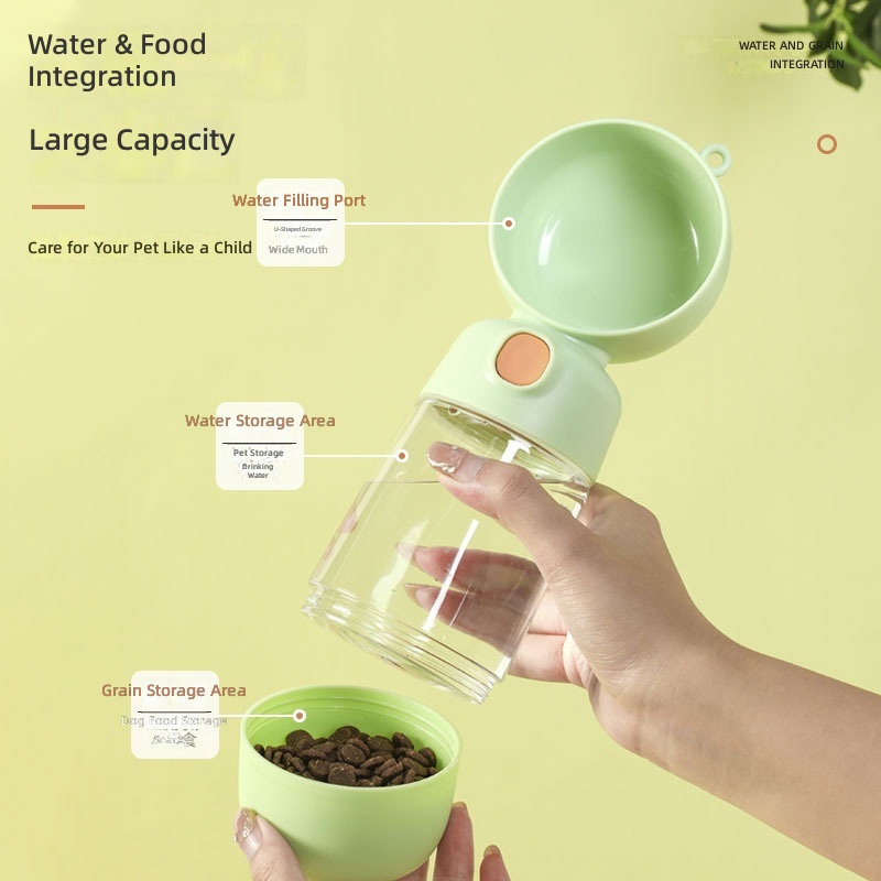 Dog Going Out Water Cup Dog Kettle Portable Walking Cup Dog Walking Water Bottle Pet Drinking Water Feeding Water Drinking Device Supplies - Image 3