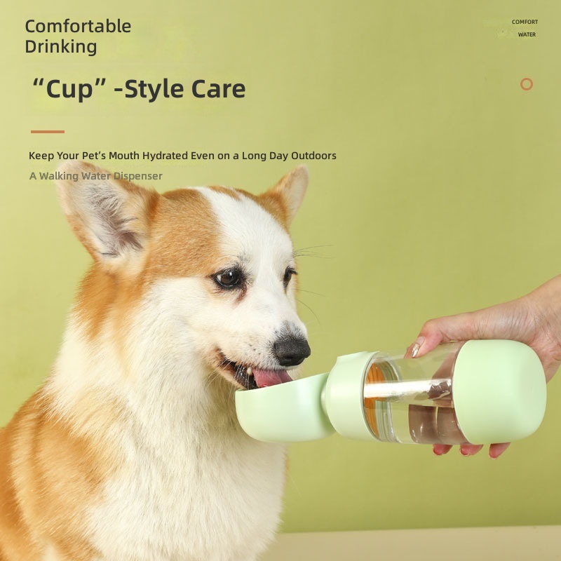 Dog Going Out Water Cup Dog Kettle Portable Walking Cup Dog Walking Water Bottle Pet Drinking Water Feeding Water Drinking Device Supplies - Image 4