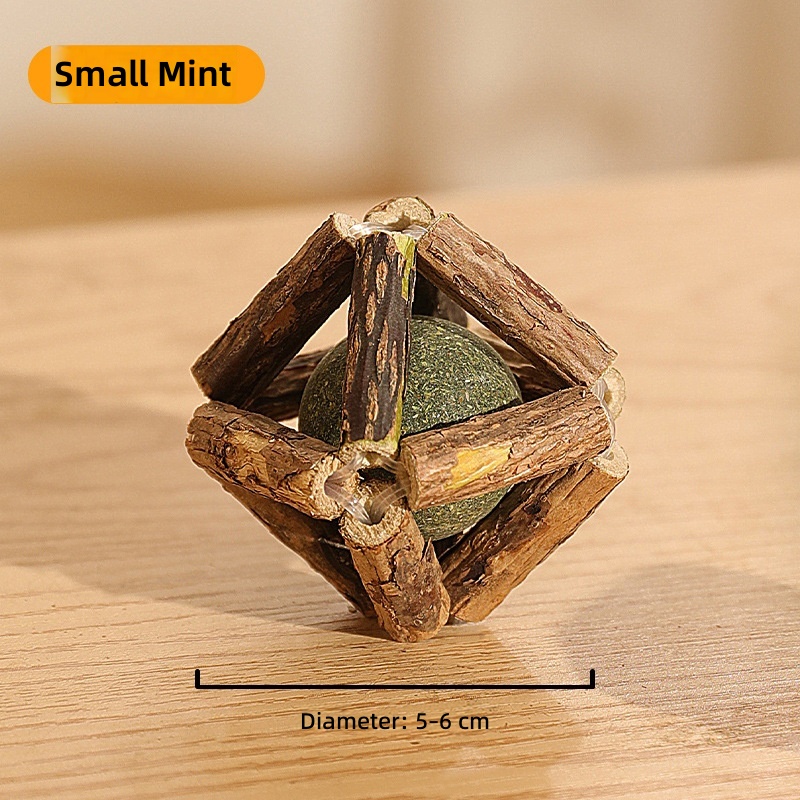 Popular Teething Cat Toy Catnip Ball Wood Polygonum Self-Pleasure Relief Bite-Resistant Kitten Teething Stick Cross-Border Wholesale - Image 18