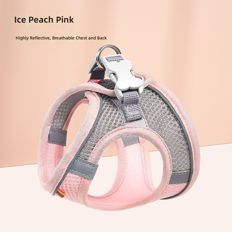 Pet out traction rope medium and small dog chest back high quality reflective dog walking rope cat traction rope cross-border wholesale - Image 11