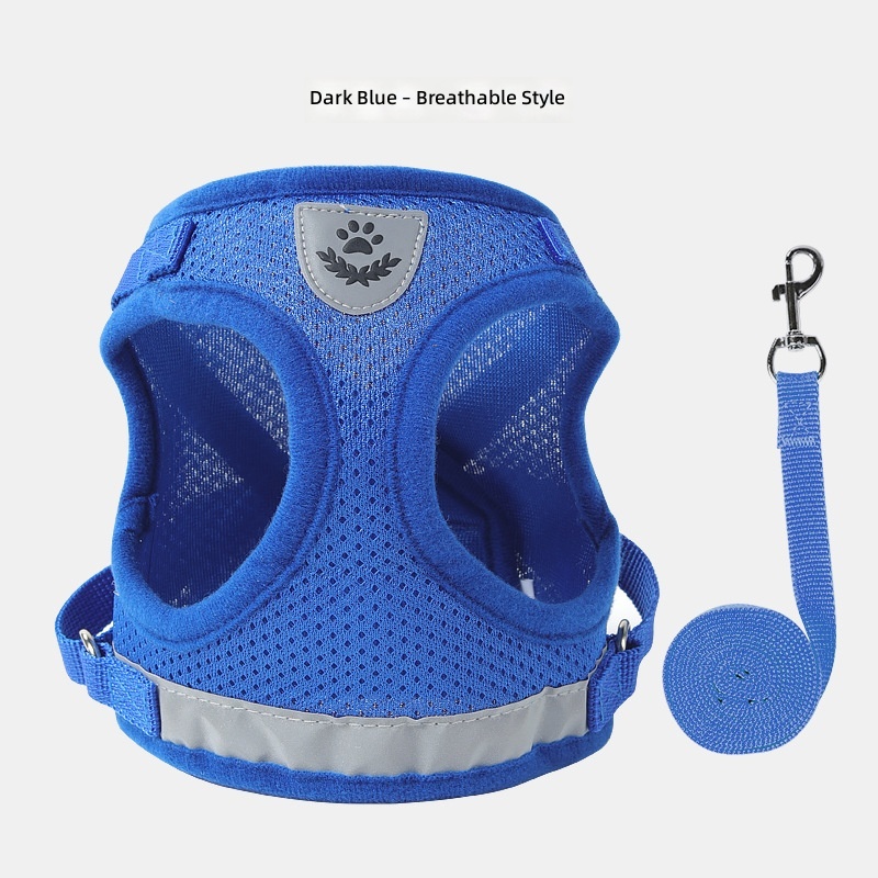 Pet out traction rope medium and small dog chest back high quality reflective dog walking rope cat traction rope cross-border wholesale - Image 7