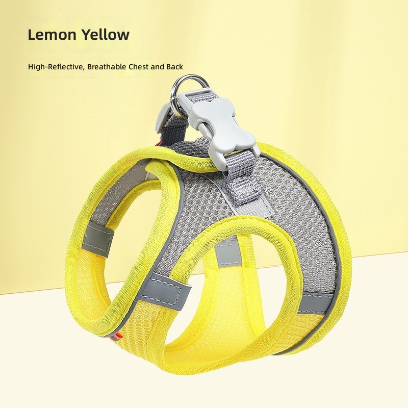 Pet out traction rope medium and small dog chest back high quality reflective dog walking rope cat traction rope cross-border wholesale - Image 8