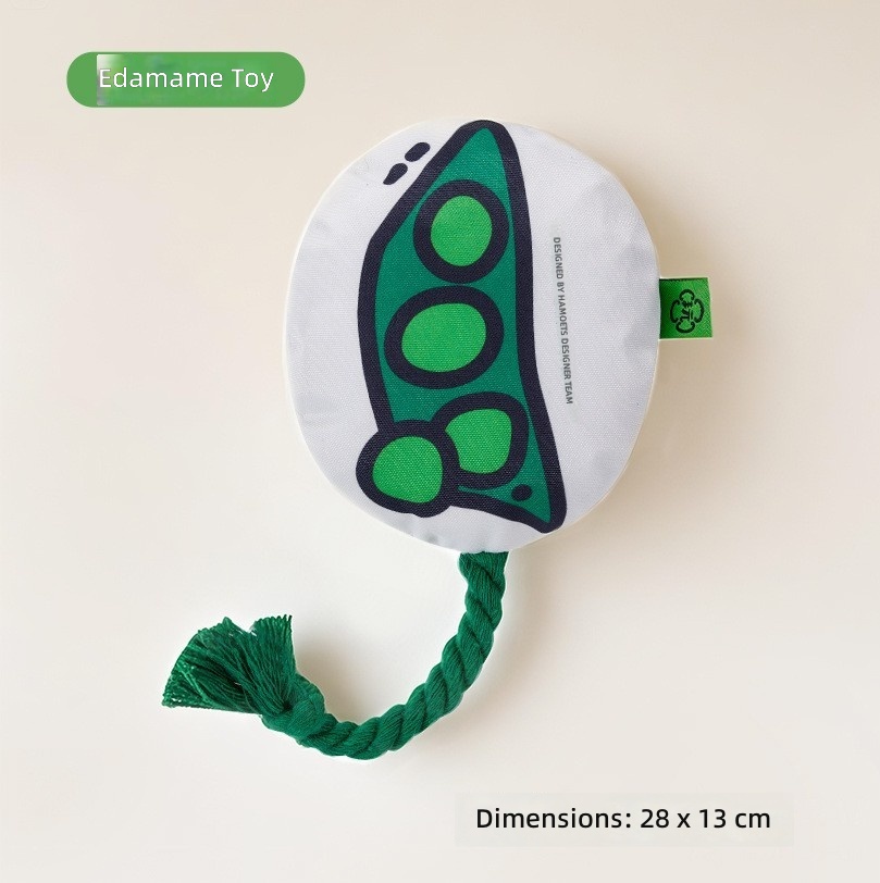 New Sounding Dog Toy Simulates Fat-Headed Fish, Grinds Teeth and Cleans Teeth, Self-Pleasure and Relieves Boredom, Cotton Rope Pet Toy Cross-Border Wholesale - Image 7