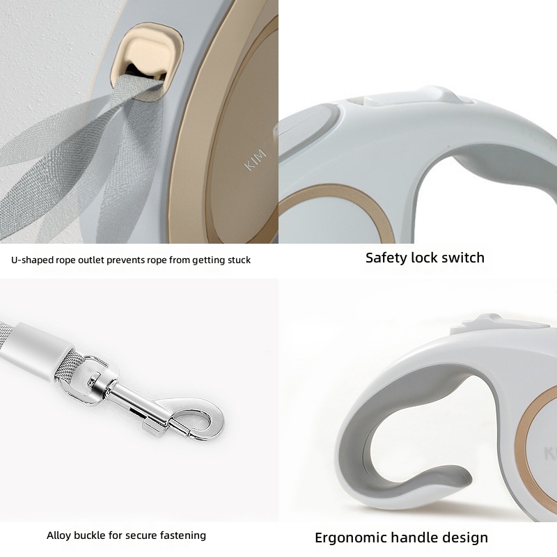 Cross-Border Pet Automatic Retractable Leash Dog Corgi Cat Leash Travel Portable Dog Leash Supplies - Image 3