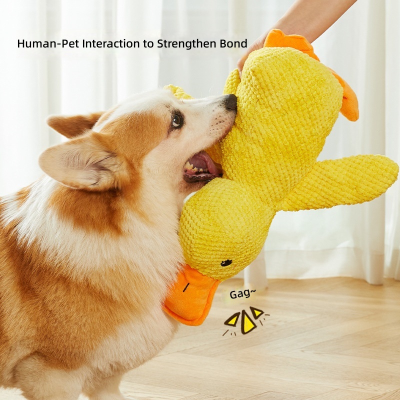 Dog Toys Can Make Sounds, Self-Pleasure, Pet Interactive Duck-Shaped Toys, Teeth Grinding and Boredom Relief, Ready-Made Cross-Border Wholesale - Image 2
