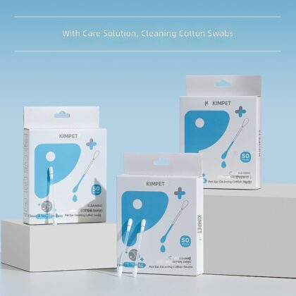 Pet Ear Cleaning Cotton Swab for Cat Ear Mite Cotton Swab for Dog and Cat Ear Cleaning Fluid