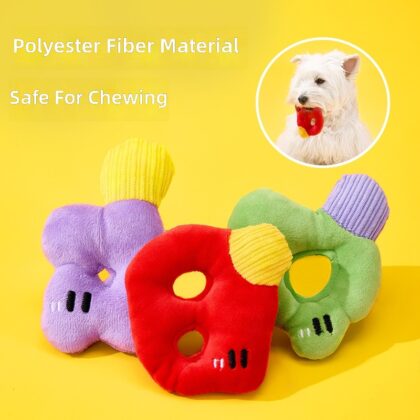 New cute letters sound dog toys self-relief artifact small dog molars dog toys cross-border wholesale