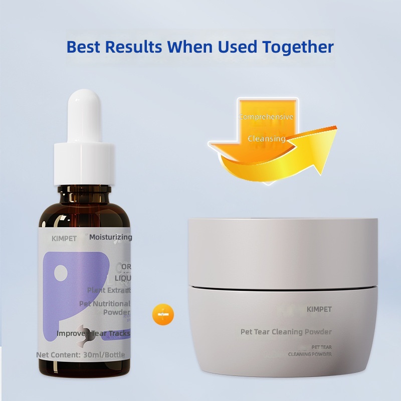 Professional tear stain improvement oral liquid 30ml essence cat and dog than bear Bomei cat to improve tear stain pet - Image 4