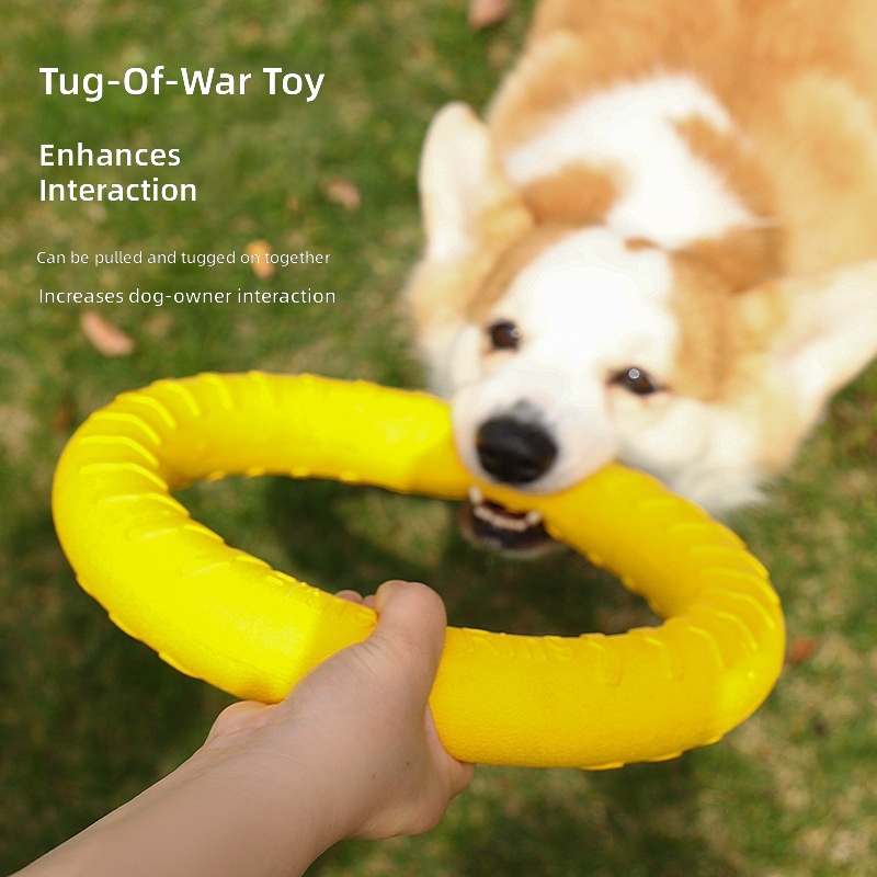 Dog Toy Floating Water with Rope Training Ball Outdoor Dog Training Dog Pull Ring Bite-resistant Molar Pet Ball in stock - Image 2