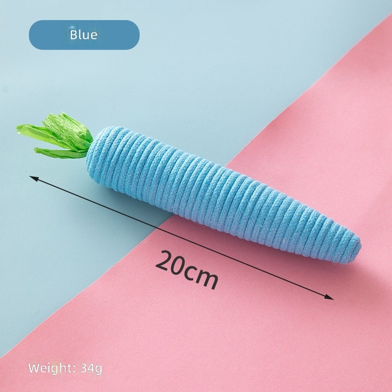 Cat Toy Self-Entertainment Boredom-Relief Gadget Teasing Cat Stick Mint Teething Stick Cotton Rope Ball Kitten Toy Essential Supplies - Image 13