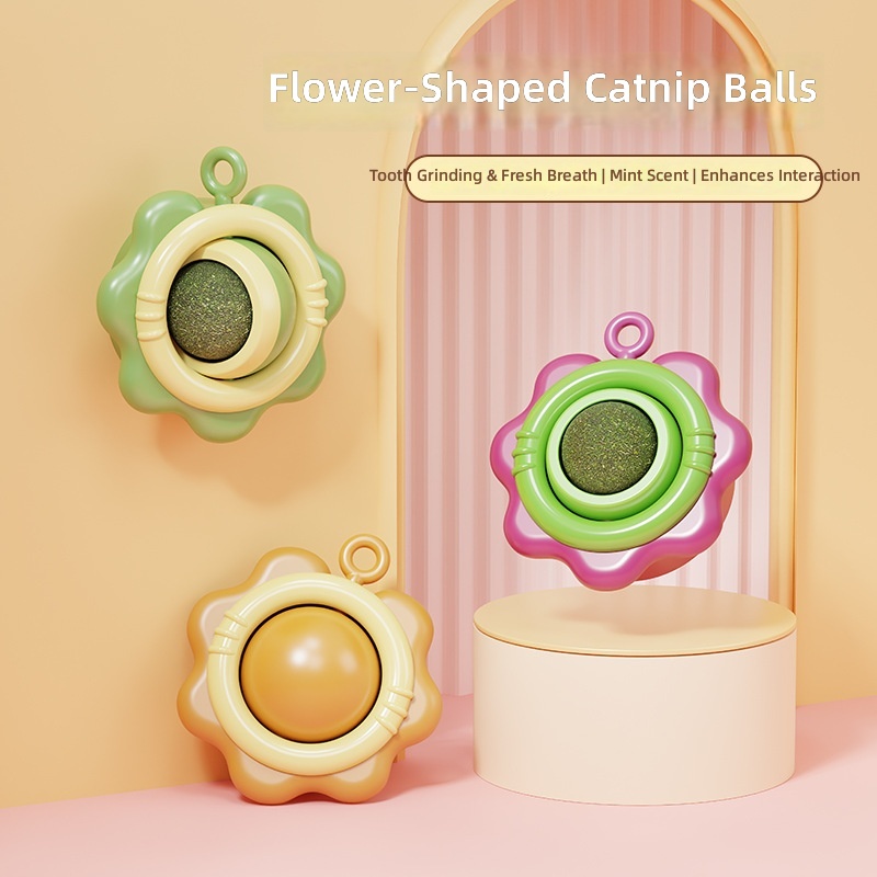 Catnip Ball Cat Toy Cat Grass Ball Licking Ball Kitten Self-Entertainment Relieve Boredom Cat Toy Cat Toy Wholesale - Image 3