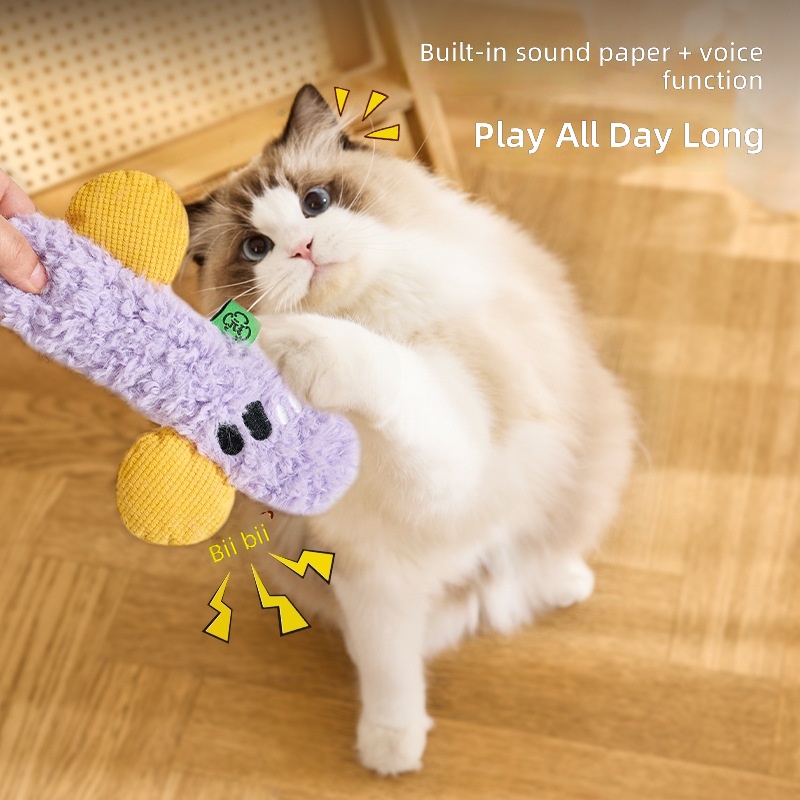 New creative pet plush toy symbol series from hi to relieve boredom resistant grinding teeth dog toys cross-border wholesale - Image 2