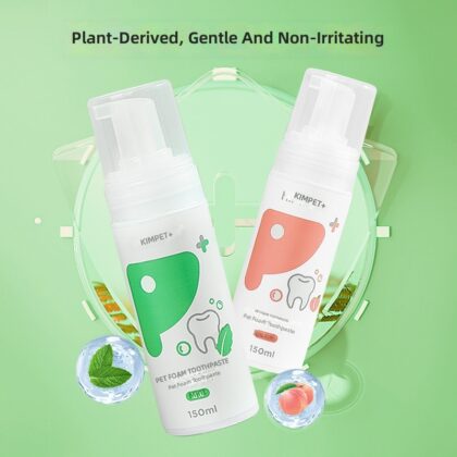 Pet Foam Toothpaste, Non-Spicy, Cat and Dog Toothpaste, Tooth Cleaning, Breath Cleaning Supplies, Amazon Wholesale
