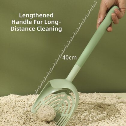 Cat Litter Shovel Cat Dung Shovel Large Cat Shovel Fine Hole Long Handle Bentonite Cat Litter Shovel Pet Supplies