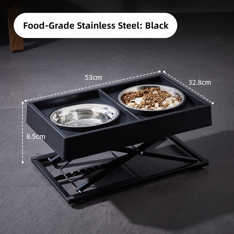 Factory direct sales Amazon cross-border dog basin stainless steel elevated bowl cat Dog Bowl feeder pet supplies wholesale - Image 7