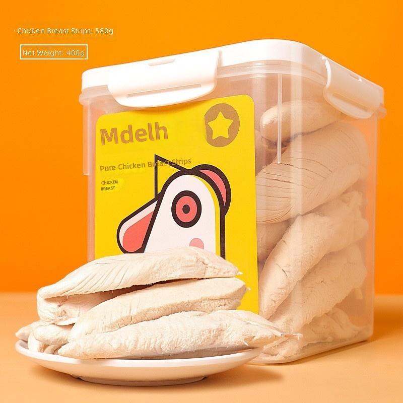 Pet Freeze-dried Snack Bucket Dried Fish and Chicken Granules Freeze-dried Dog Snack Food Mix Food Training Reward Snack Cat Food - Image 12