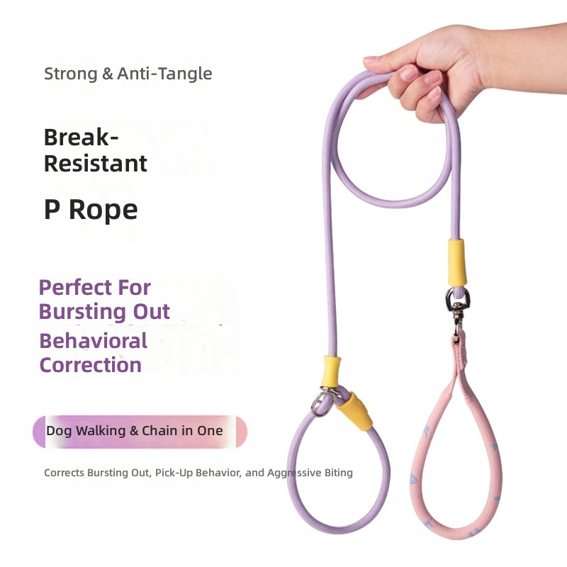 New pet leash without hand stretch dog leash dog leash anti-break free pet supplies wholesale