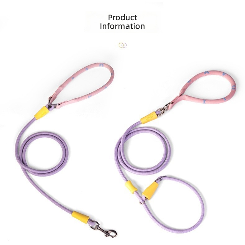New pet leash without hand stretch dog leash dog leash anti-break free pet supplies wholesale - Image 4