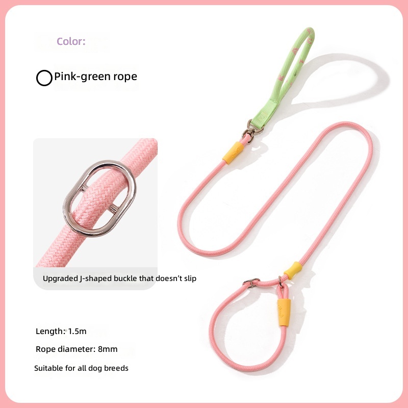 New pet leash without hand stretch dog leash dog leash anti-break free pet supplies wholesale - Image 7