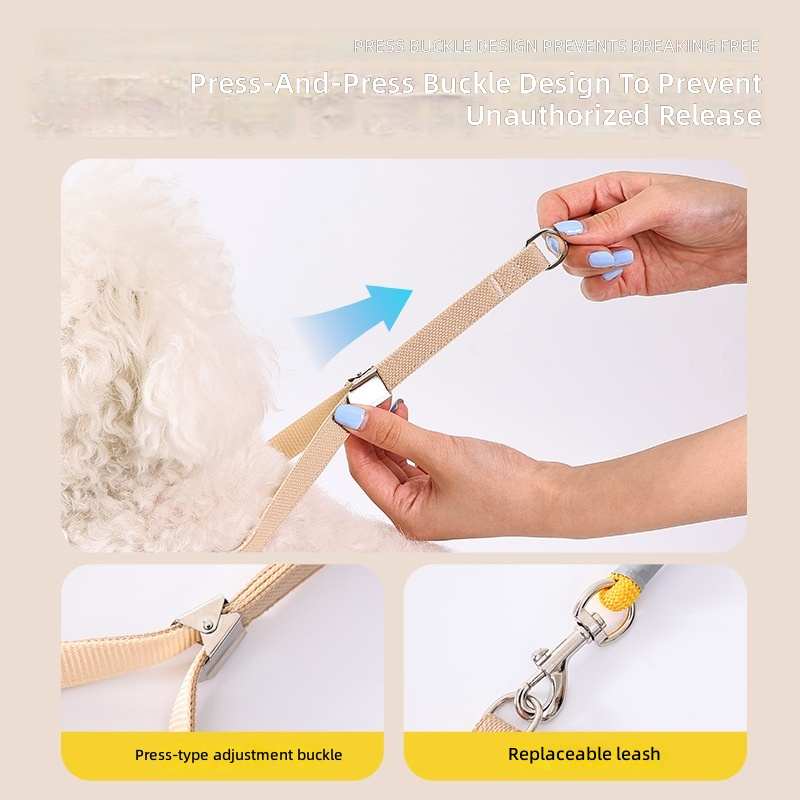 New Pet Harness Suede Cat and Dog Harness Bunny Breathable Dog Leash Dog Leash Wholesale - Image 2