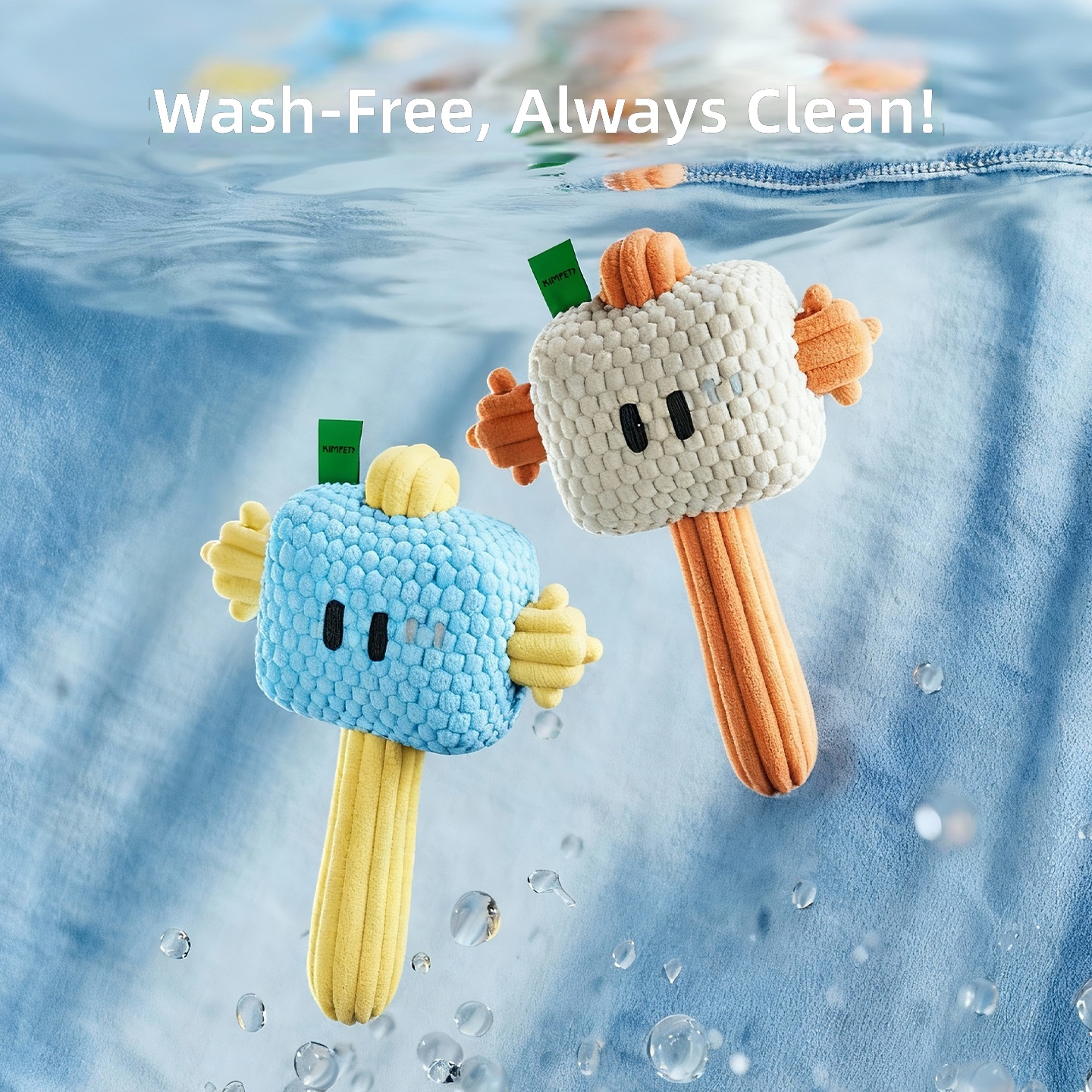 Pet Plush Hammer Toy, Self-Pleasure, Boredom Relief, Teeth Grinding, Bite-Resistant Plush Rope Knot, Sound-Making Puppy Tug-Of-War Pet Supplies - Image 3