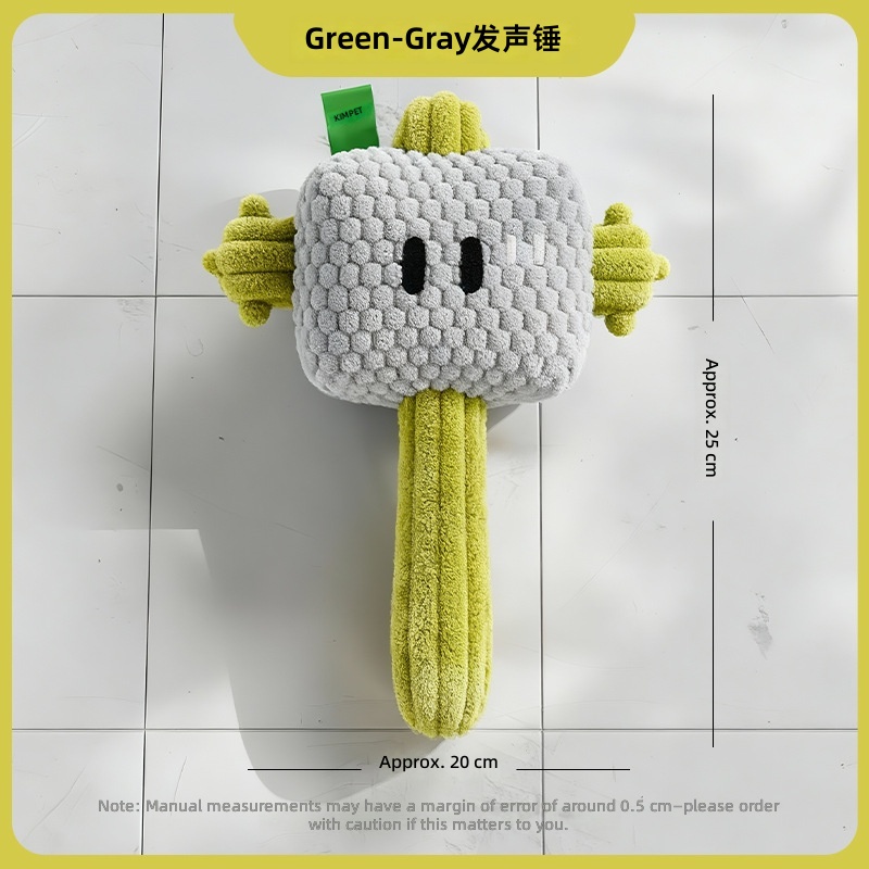 Pet Plush Hammer Toy, Self-Pleasure, Boredom Relief, Teeth Grinding, Bite-Resistant Plush Rope Knot, Sound-Making Puppy Tug-Of-War Pet Supplies - Image 6