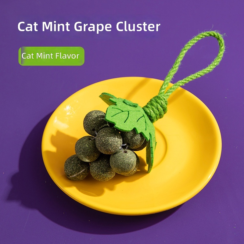 New Cat Toy Cat Grape Sui Sui Xiang Multi-Flavored Cat Mint Teeth Grinding Teeth Cleaning Self-Pleasure Play Pet Toy - Image 7