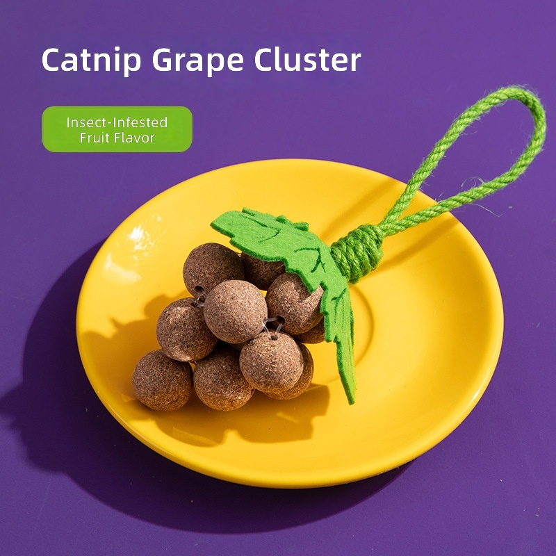 New Cat Toy Cat Grape Sui Sui Xiang Multi-Flavored Cat Mint Teeth Grinding Teeth Cleaning Self-Pleasure Play Pet Toy - Image 8