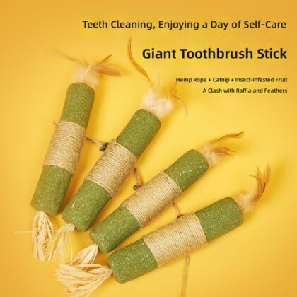 Cat Teething Stick, Cat Toy, Teeth Cleaning Kitten, Bite-Resistant Big Mac, Catnip, Funny Cat Snacks, Pet Supplies Wholesale