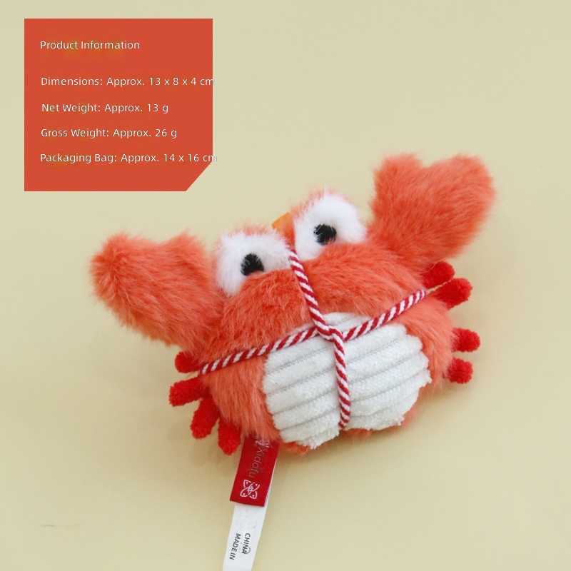 Crab, Lobster, Catnip Toy, Simulated Self-Pleasure, Boredom Relief, Teeth Cleaning, Teething, Bell, Kitten, Kitten Toy - Image 6