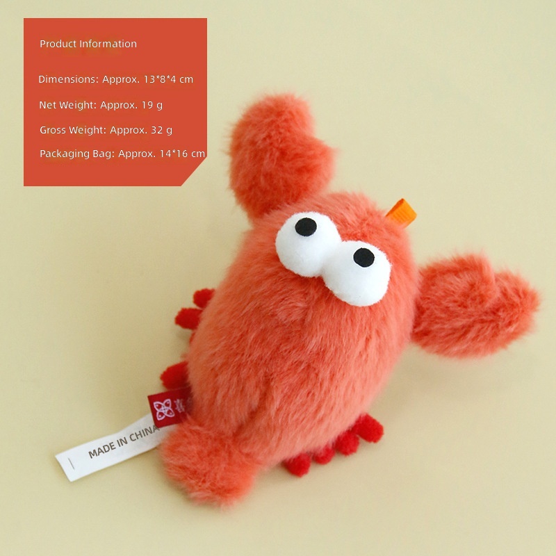 Crab, Lobster, Catnip Toy, Simulated Self-Pleasure, Boredom Relief, Teeth Cleaning, Teething, Bell, Kitten, Kitten Toy - Image 7