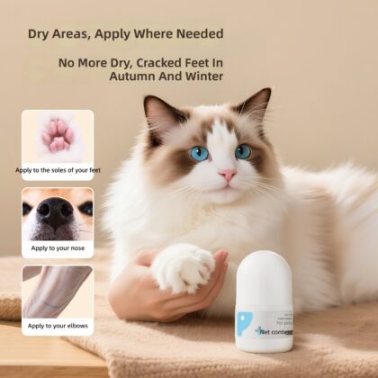 Pet-Specific Foot Care Cream, Cat Paw Anti-Dry Cracking Paw Care Cream, Dog Meat Pad Paw Moisturizing and Cleansing Foot Care Cream