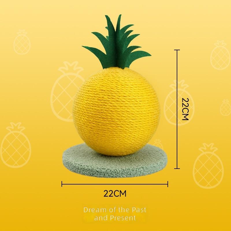 Cat scratch board sisal ball fruit toys small and medium cat claw grinding supplies from hi grinding toy in stock wholesale - Image 8