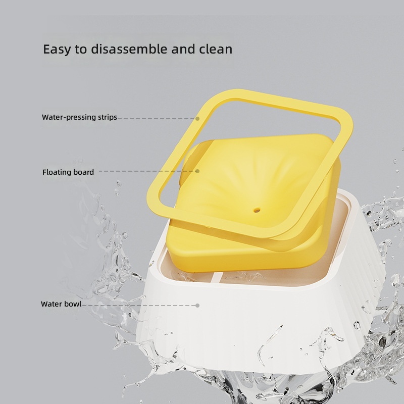 Dog Bowl, Drinking Bowl, Non-Wet Mouth, Floating Basin, Buoyant Drinking Fountain, Cat Water Bowl, Neck Protector, Cat Pet Anti-Knock over - Image 3