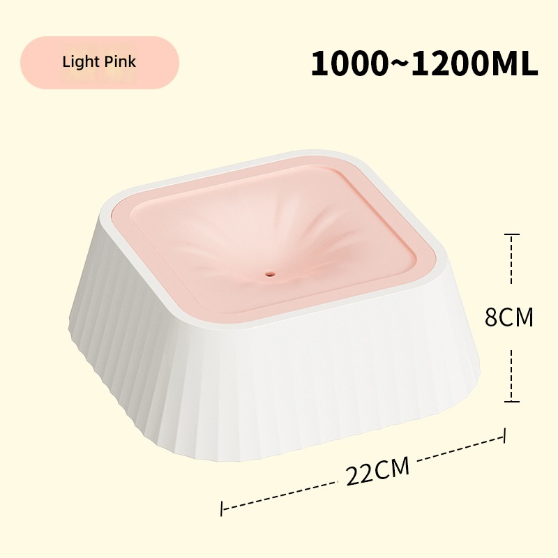 Dog Bowl, Drinking Bowl, Non-Wet Mouth, Floating Basin, Buoyant Drinking Fountain, Cat Water Bowl, Neck Protector, Cat Pet Anti-Knock over - Image 6