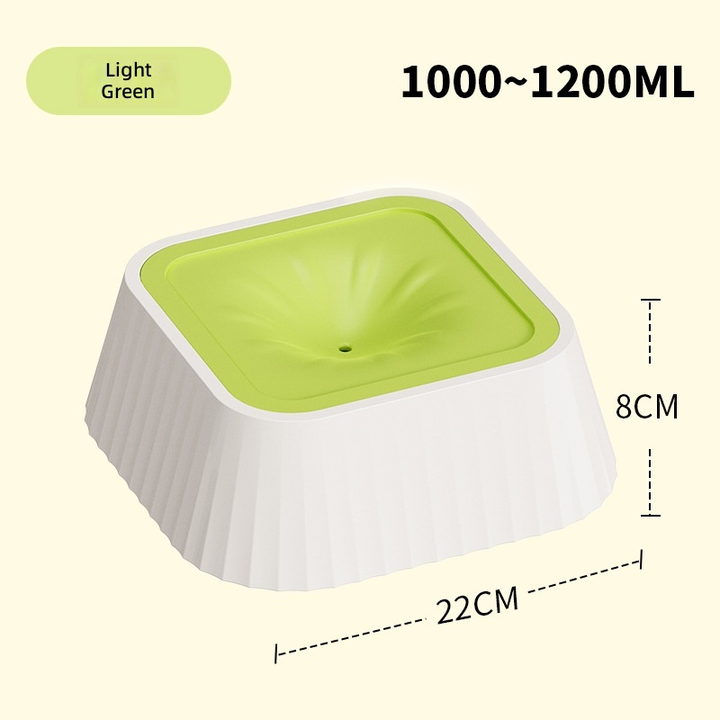 Dog Bowl, Drinking Bowl, Non-Wet Mouth, Floating Basin, Buoyant Drinking Fountain, Cat Water Bowl, Neck Protector, Cat Pet Anti-Knock over - Image 8