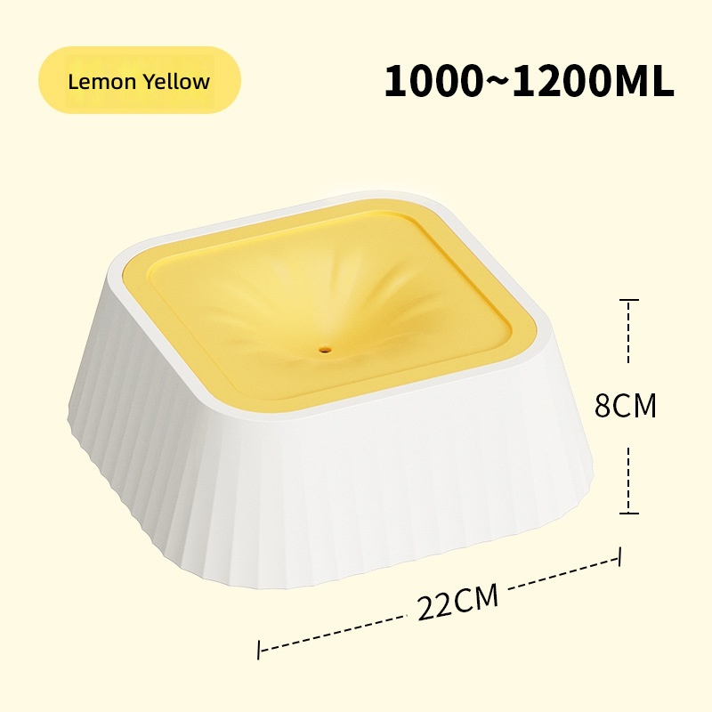 Dog Bowl, Drinking Bowl, Non-Wet Mouth, Floating Basin, Buoyant Drinking Fountain, Cat Water Bowl, Neck Protector, Cat Pet Anti-Knock over - Image 9