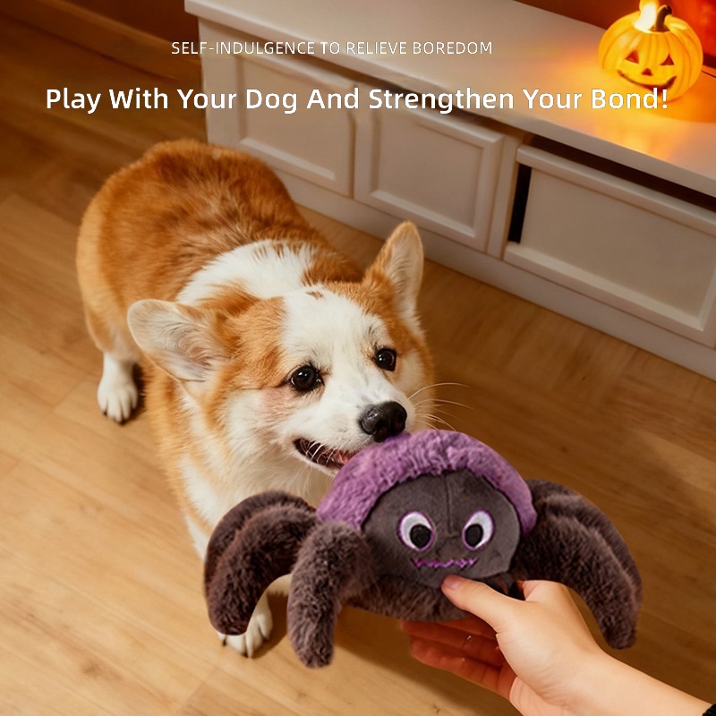 Cross-Border Amazon Dog Sounding Toy Halloween Plush Doll Self-Pleasure and Boredom Relief Artifact Bite-Resistant Teething Toy - Image 4