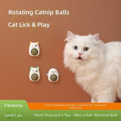 Cross-border Explosions Catnip Ball Wholesale Rotating Lollipop Molar Toy into Cat Special Polygonum Xypi Cat Snacks