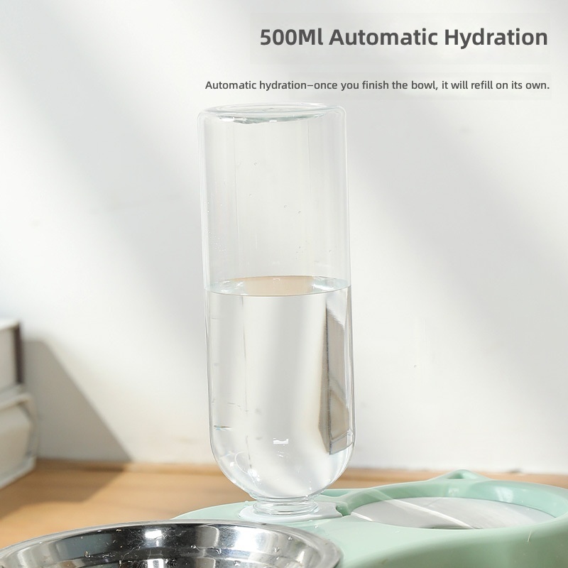 Pet supplies automatic feeding water feeder cat drinking water device automatic water renewal floating bowl cat bowl dog bowl wholesale - Image 2