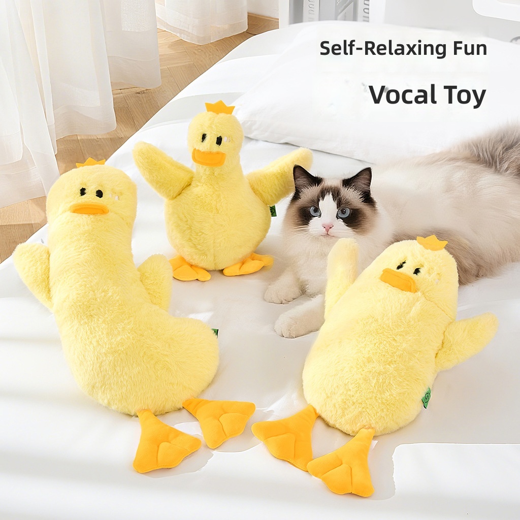 Cat Toy Self-Entertainment Boredom Relief Durable Chew-Resistant Crinkle Paper Sound-Making Plush Companion Toy Pet Supplies Cat Teaser Wand