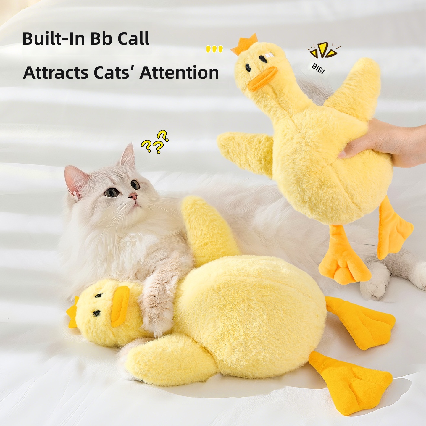 Cat Toy Self-Entertainment Boredom Relief Durable Chew-Resistant Crinkle Paper Sound-Making Plush Companion Toy Pet Supplies Cat Teaser Wand - Image 3