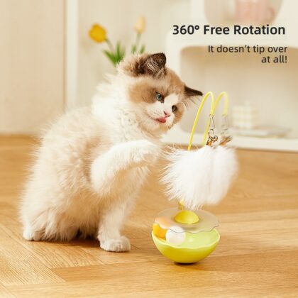 Cat Toys Self-Hei-Hei Funny Cat Stick Cat Mint Ball Cat Turntable Ball Kitten Grinding Stick Cat Pet Supplies