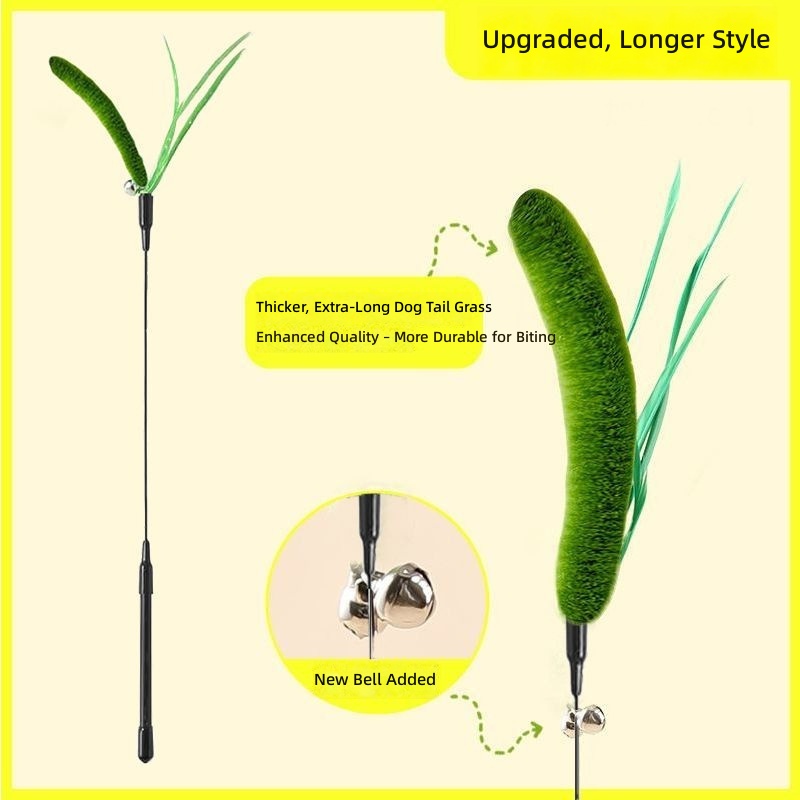 Cat tickle cat stick sounding cat toy bell with feather puzzle tickle cat stick toy cross-border in stock wholesale - Image 6